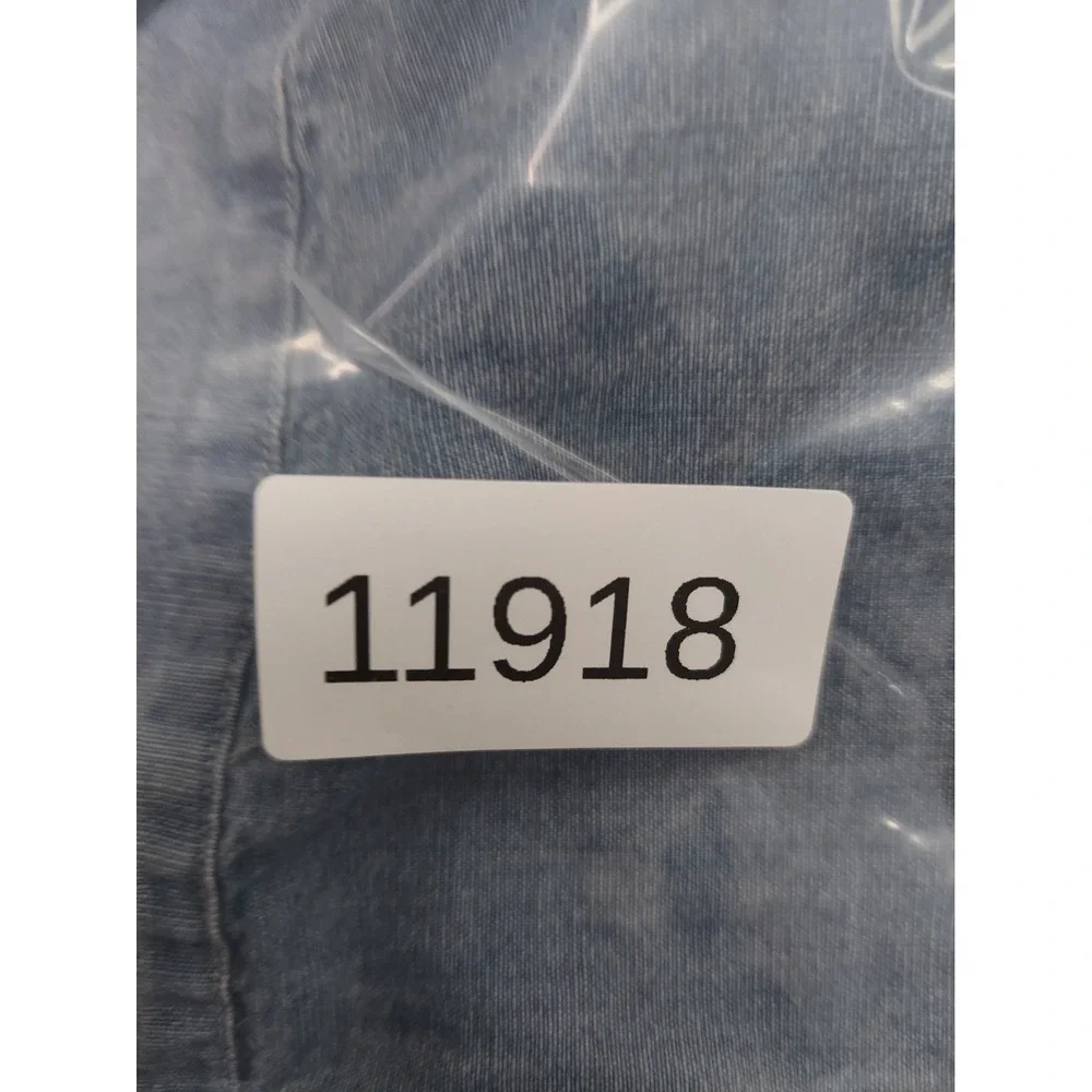 POLO RALPH LAUREN Denim Shirt Mens 2XB Blue Chambray Button Down Pony Classic
